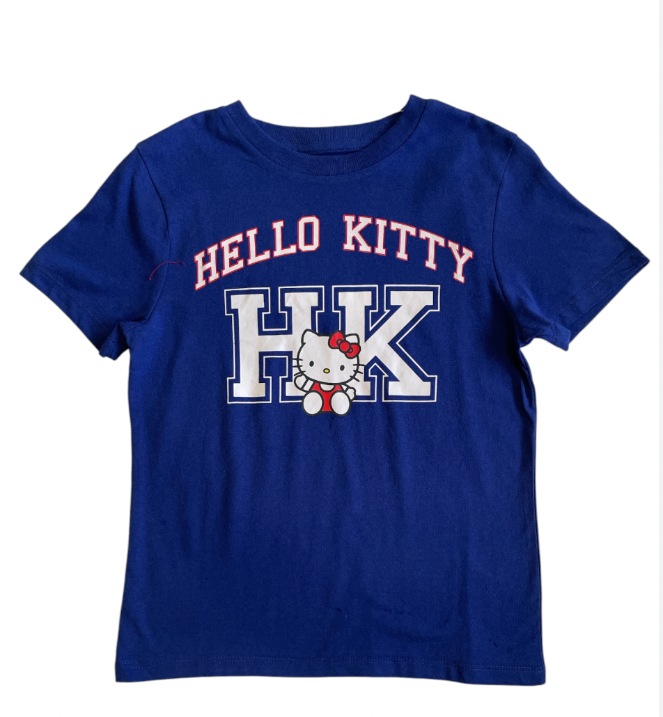 Camisa Hello Kitty Azul