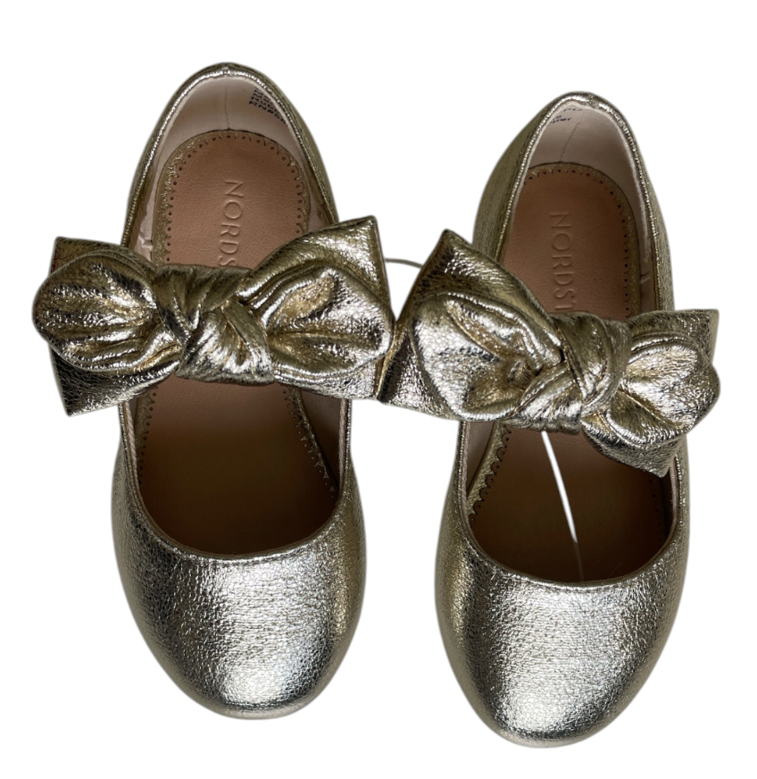 Flats Doradas con Moño
