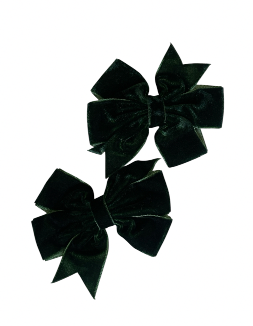 Ganchos de Moño Verde
