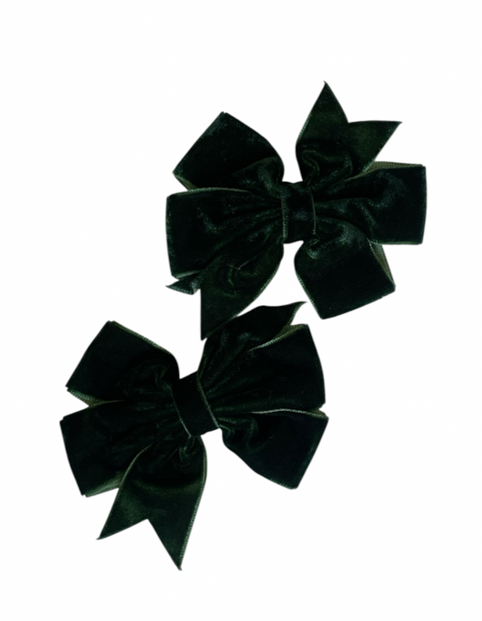 Ganchos de Moño Verde