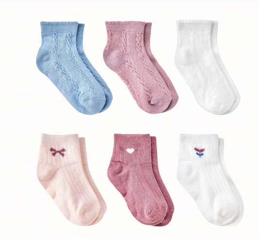 6 Pares de Calcetines para bebe