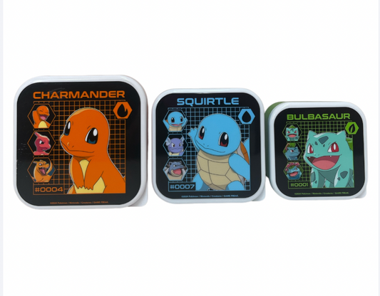 3 Tazas de Comida Charmander