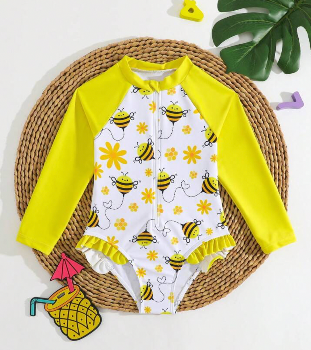 Traje de baño Amarillo de Abejas
