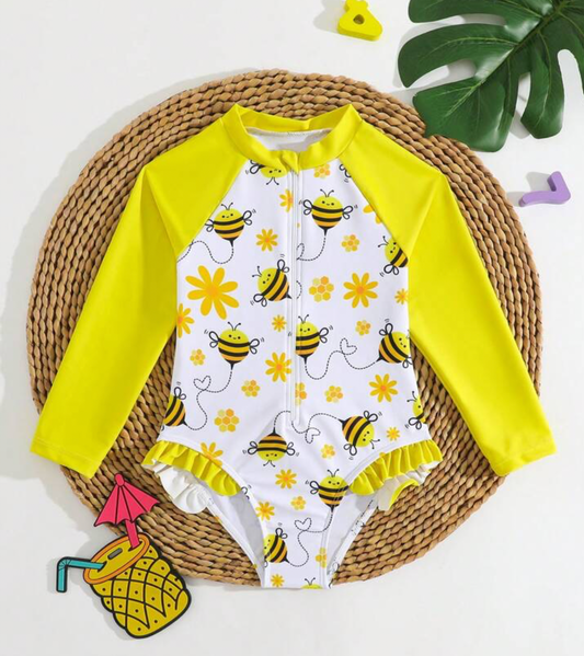Traje de baño Amarillo de Abejas