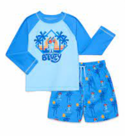 Traje de Baño Niño Bluey