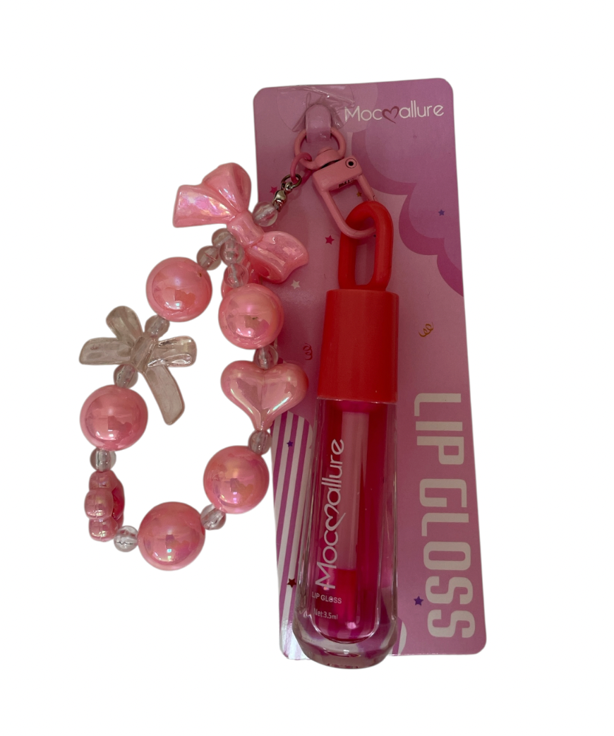 Llavero y Gloss de Corazones
