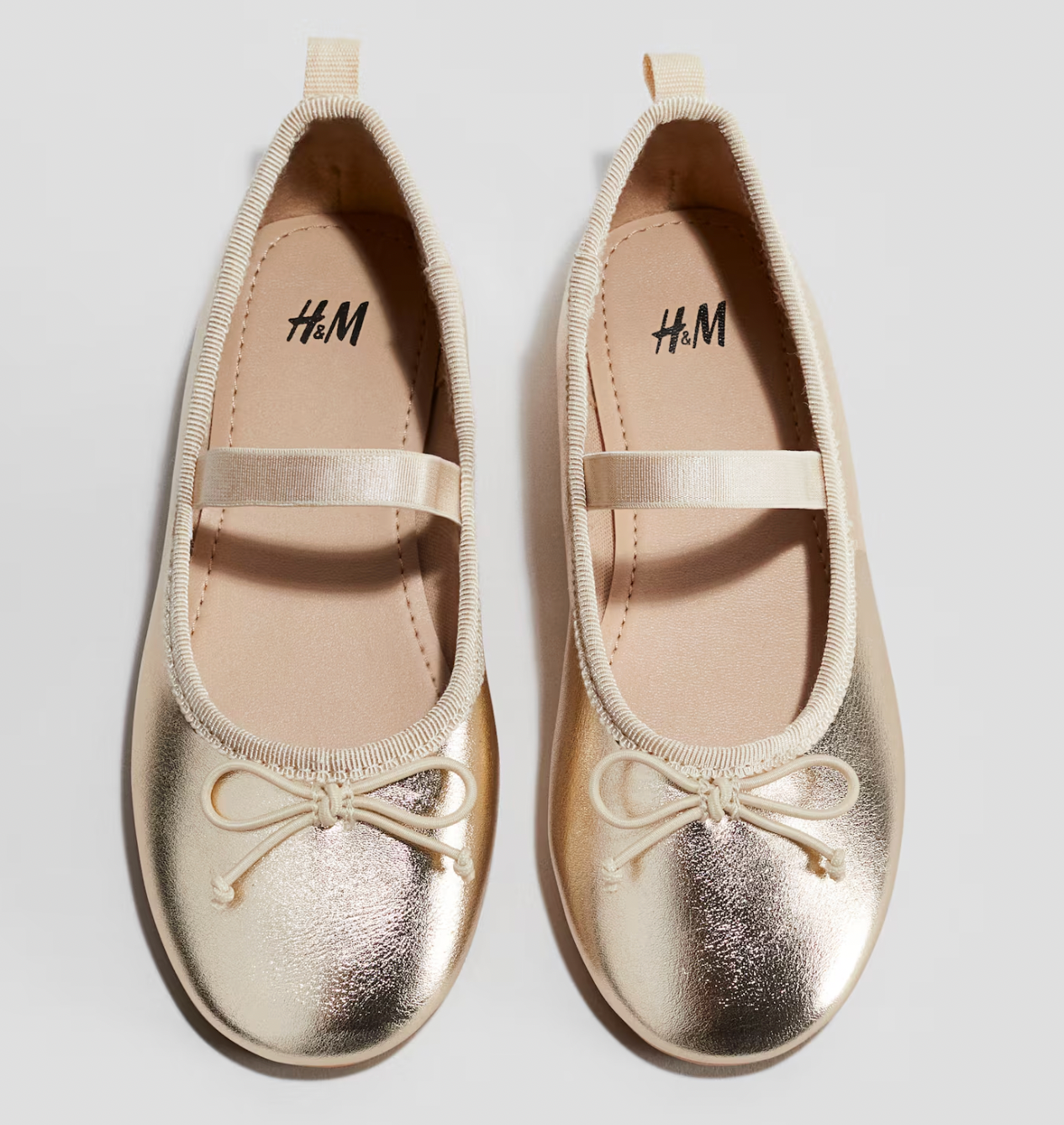 Flats Doradas Lisas HYM
