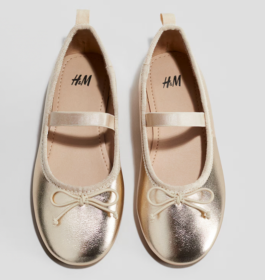 Flats Doradas Lisas HYM