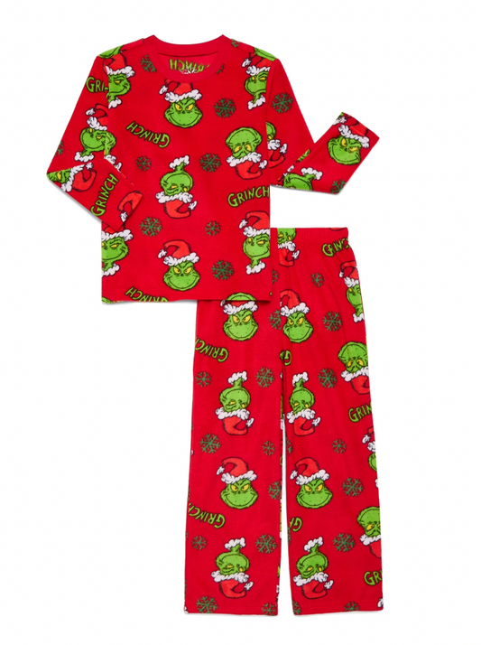 PIJAMA GRINCH ROJA UNISEX