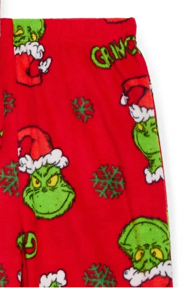 PIJAMA GRINCH ROJA UNISEX