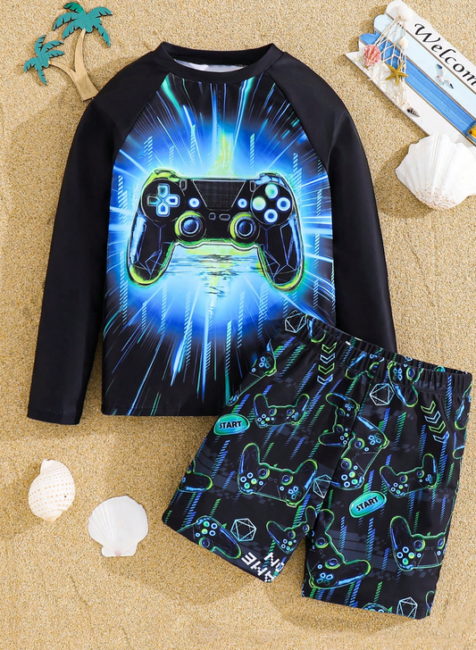 Traje de Baño niño gamer