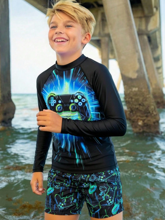 Traje de Baño niño gamer