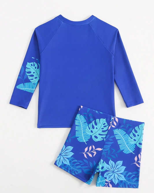 Traje de Baño niño surf azul