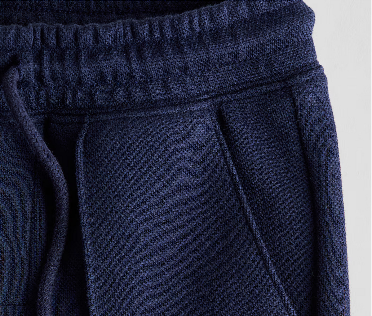 SHORT AZUL MARINO TELA PIQUE HM