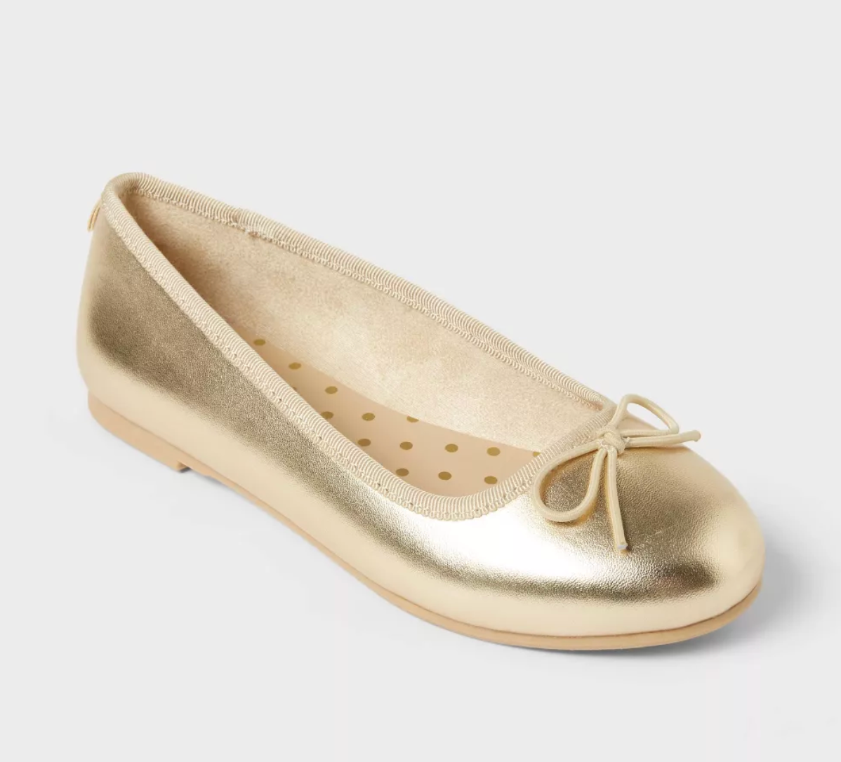 Flats Doradas lisas Cat&Jack