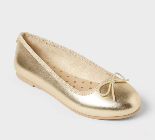 Flats Doradas lisas Cat&Jack