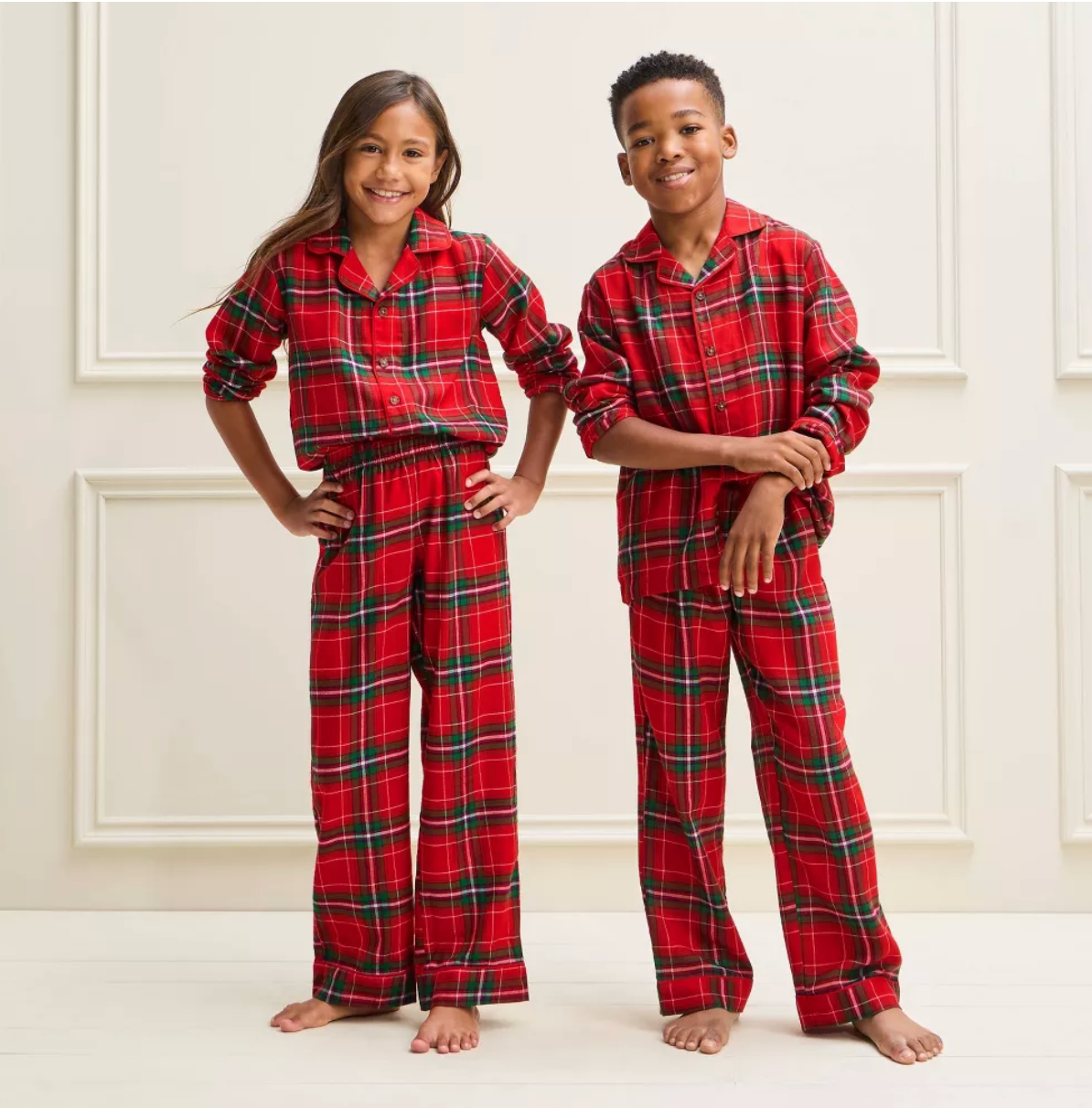 PIJAMA NAVIDAD CUADRICULADA CLASICA PLAID UNISEX