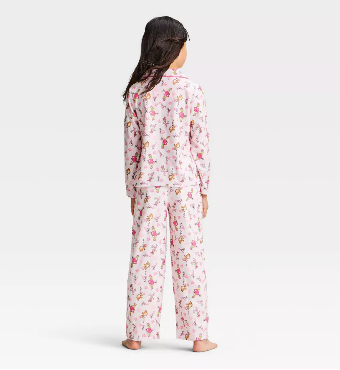 PIJAMA NAVIDAD GRINCH ROSA