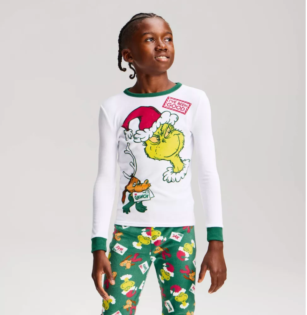 PIJAMA NAVIDAD GRINCH  VARON SNUG FIT