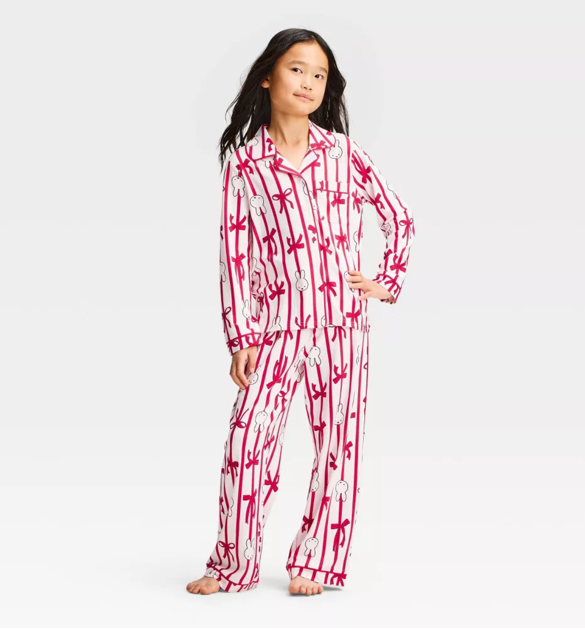 PIJAMA NAVIDAD MIFFY CHONGOS ROJOS