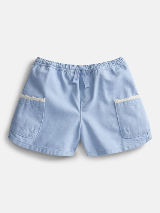 SHORT AZUL CLARO