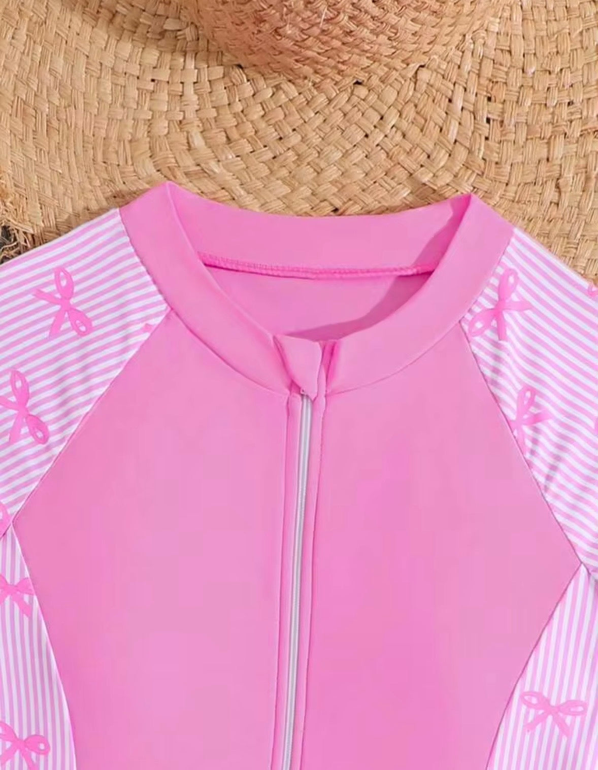 TRAJE DE BAÑO FUCSIA CHONGUITOS