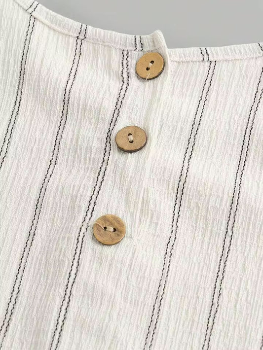 CONJUNTO BEIGE LÍNEAS FINAS