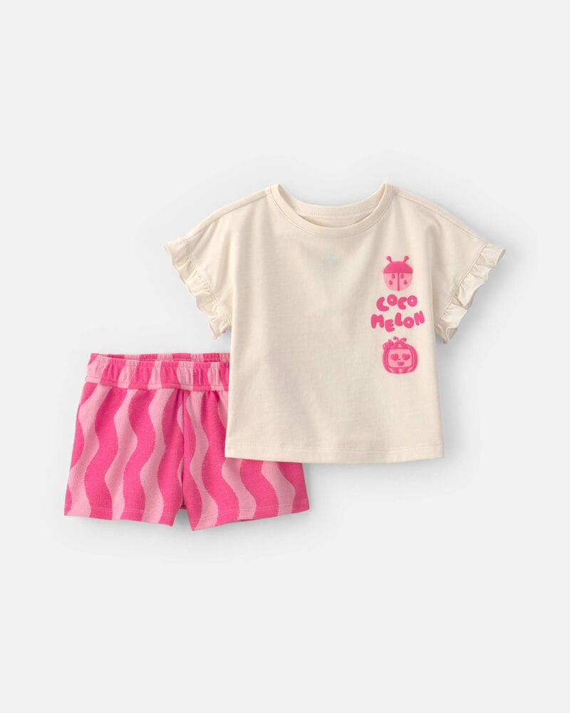 CONJUNTO SHORT ROSA COCOMELON