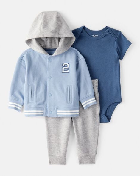 Set de 3 chaqueta bebé