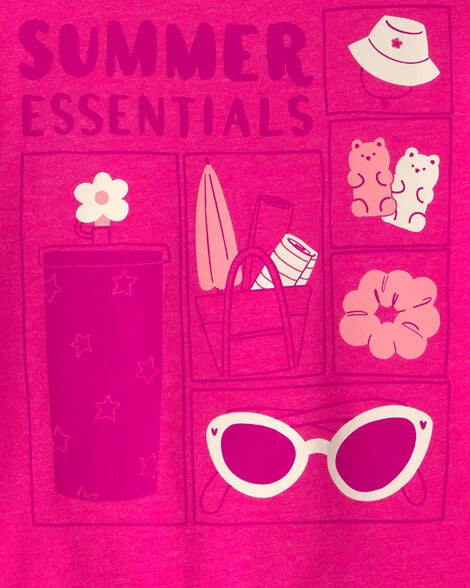 CAMISETA ROSA SUMMER ‘MY BAG’S ALL PACKED’
