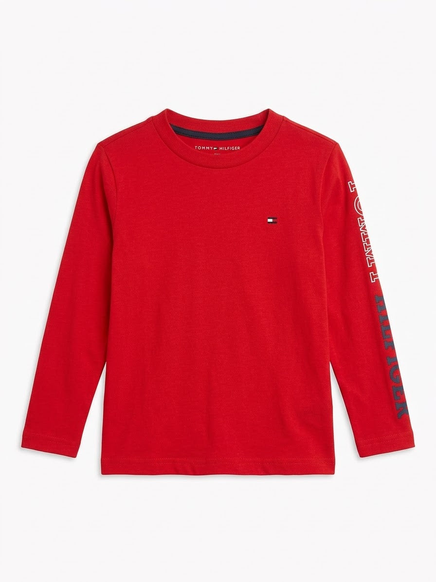 CAMISETA MANGA LARGA ROJA TOMMY HILFIGER
