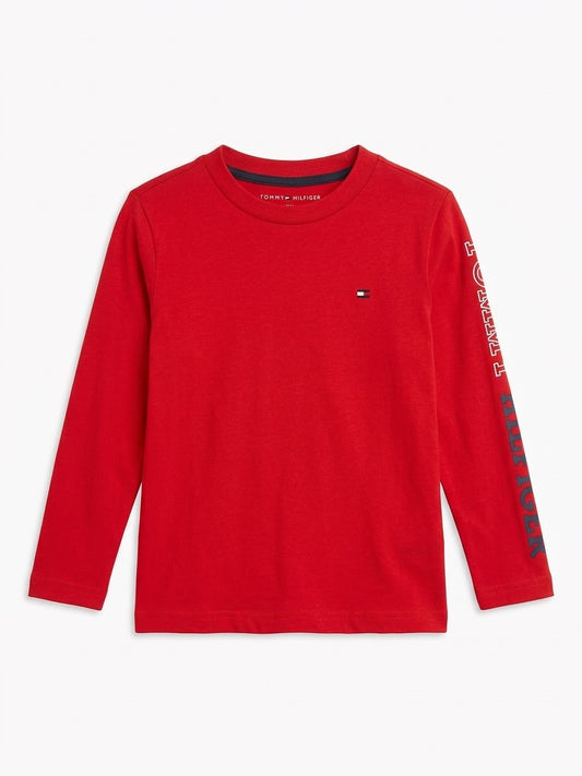 CAMISETA MANGA LARGA ROJA TOMMY HILFIGER