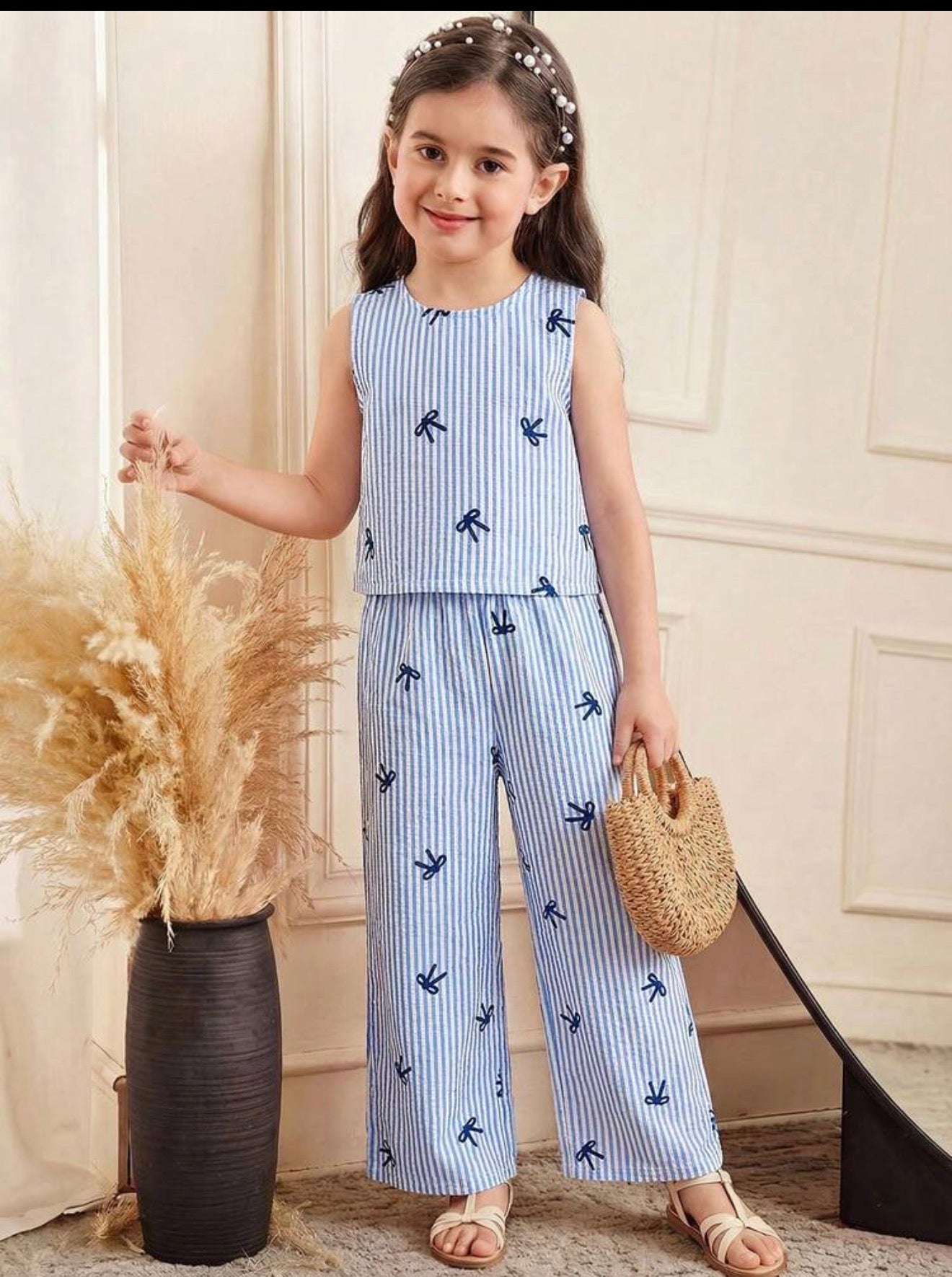 CONJUNTO AZUL RAYADO CHONGUITOS