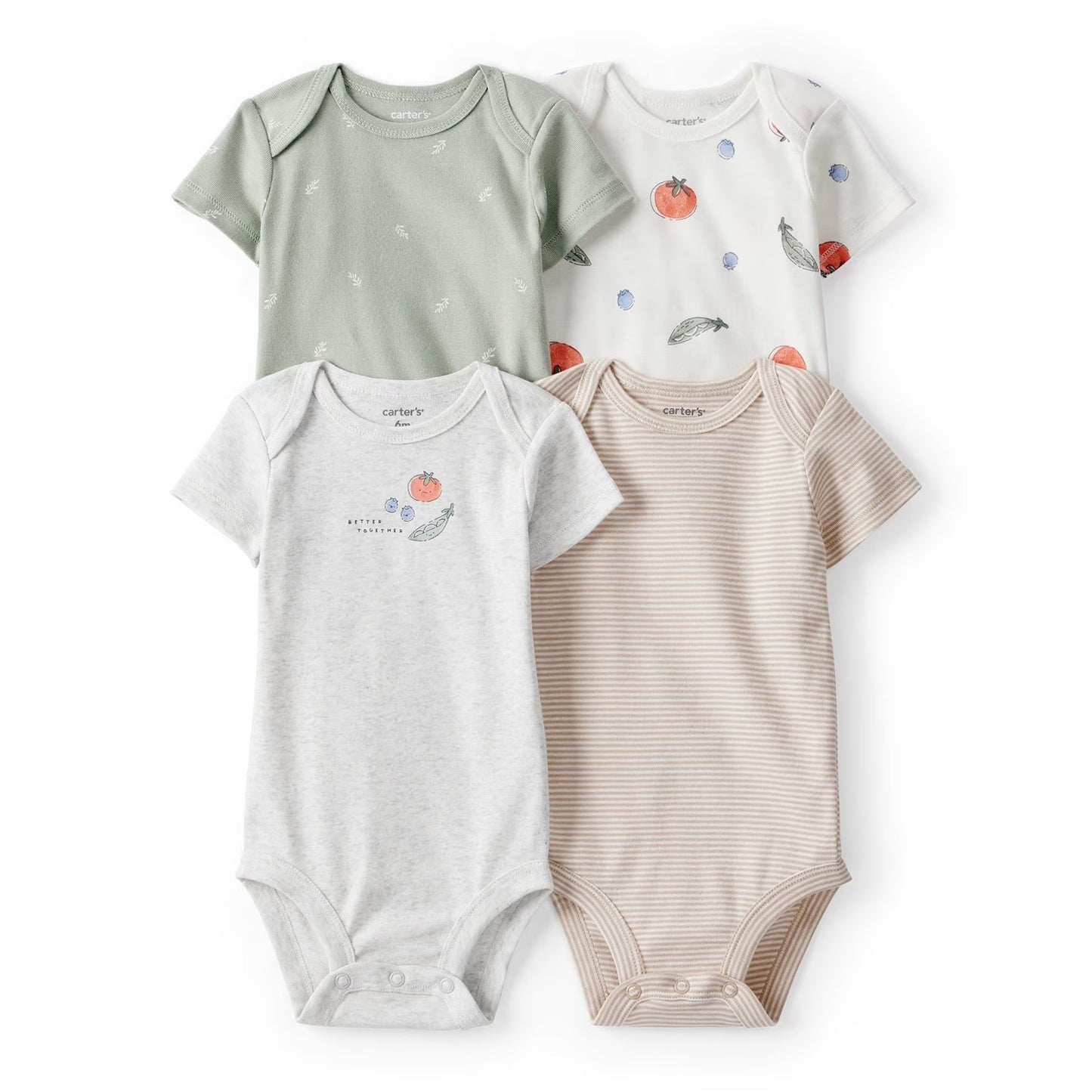 Set de 4 Mamelucos Tomates