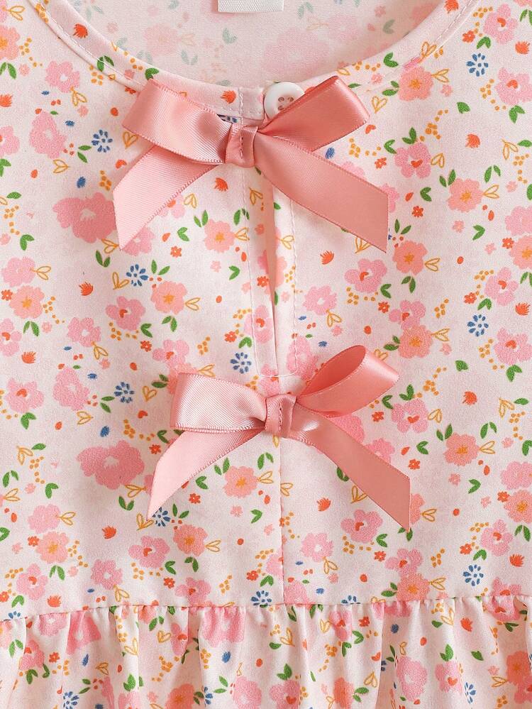 CONJUNTO ROSA FLOREADO