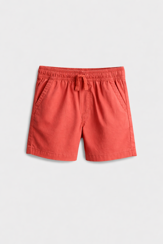 Short Naranja Amarre Cintura
