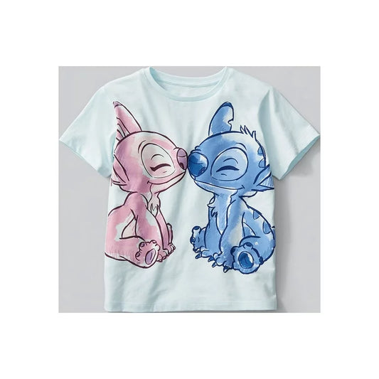 Camiseta Stitch Beso