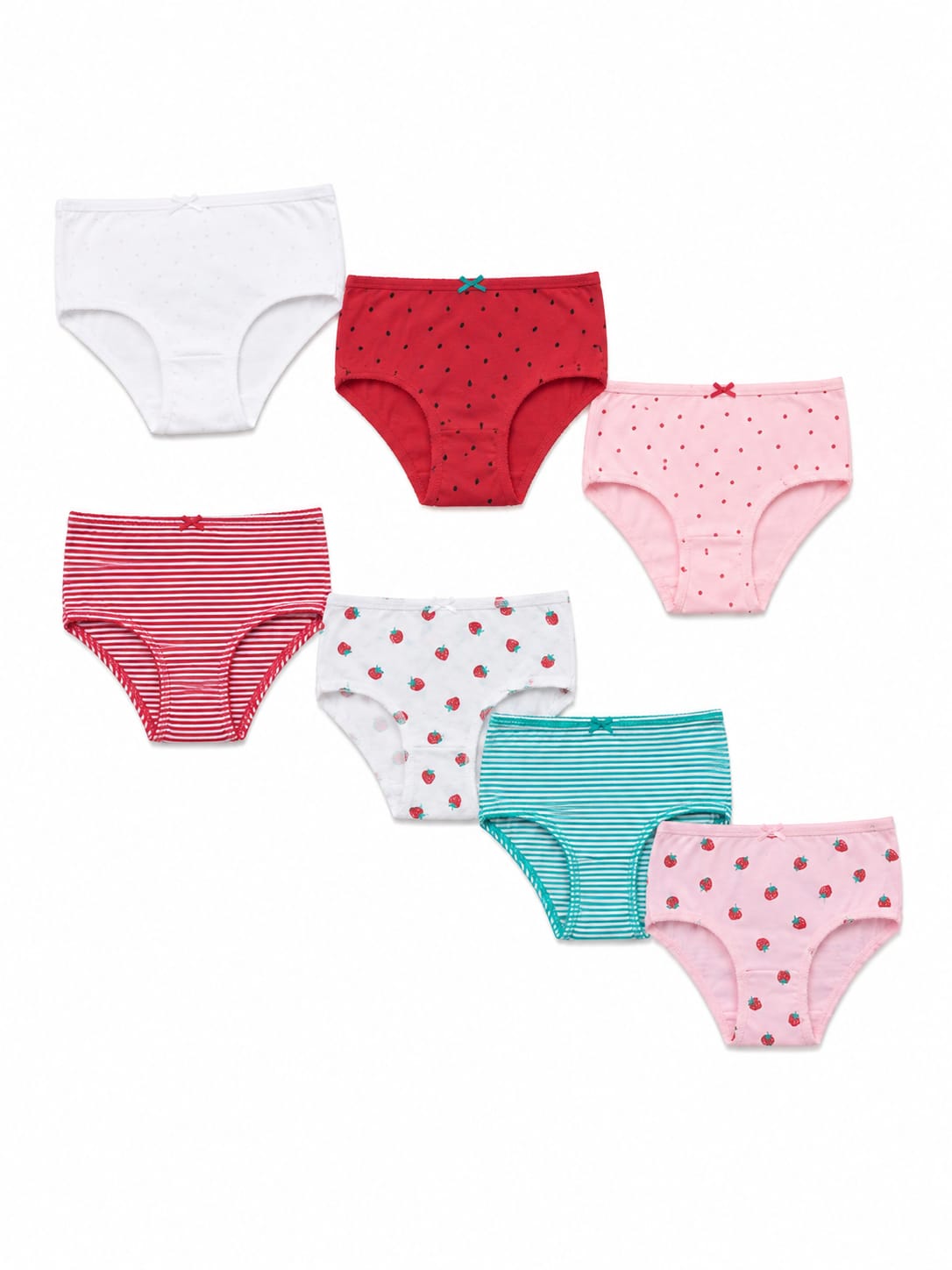 PAQUETE DE 7 PANTIES DE FRESAS