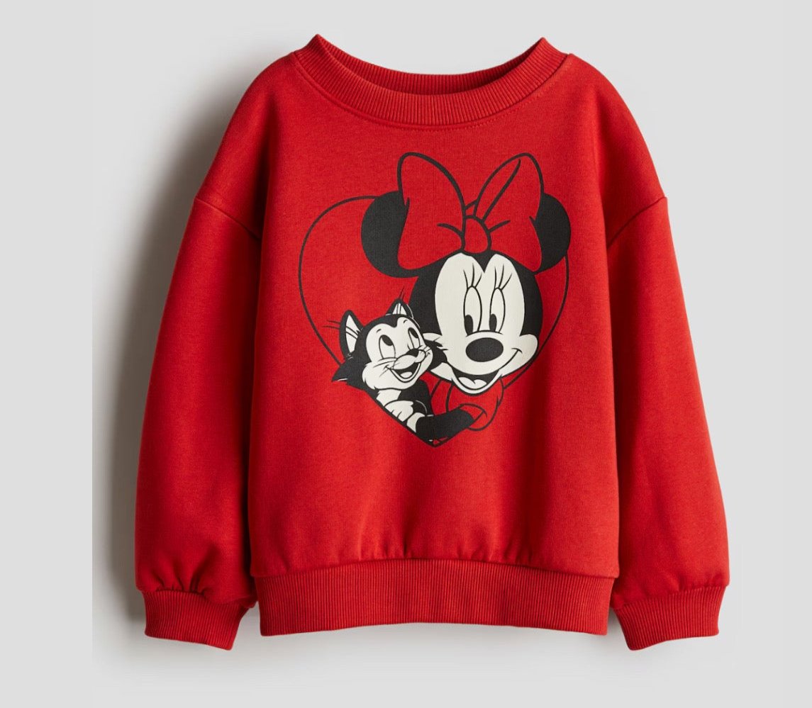 Sudadera Minnie Roja hm