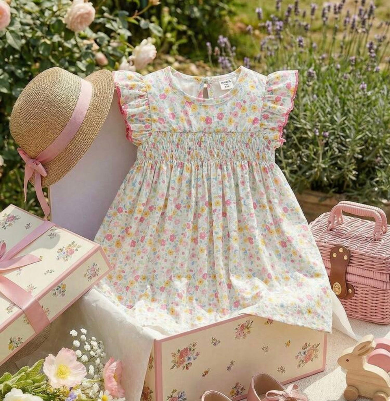 Vestido bebé Floreado