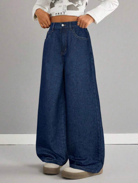 JEAN DENIM ANCHO  *E