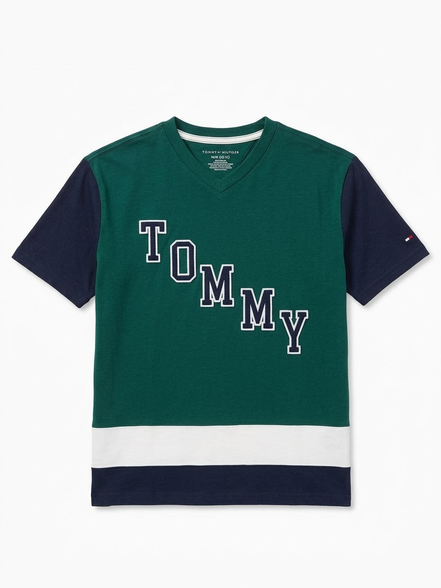 CAMISETA VERDE TOMMY HILFIGER