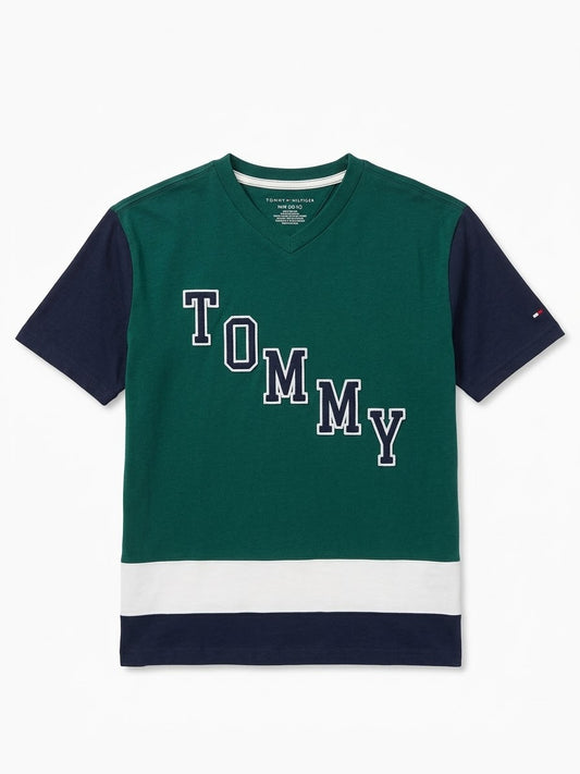 CAMISETA VERDE TOMMY HILFIGER