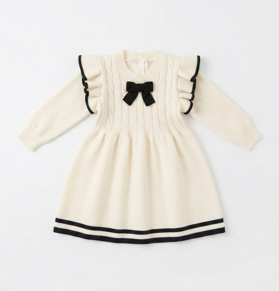VESTIDO BEIGE BEBÉ NIÑA