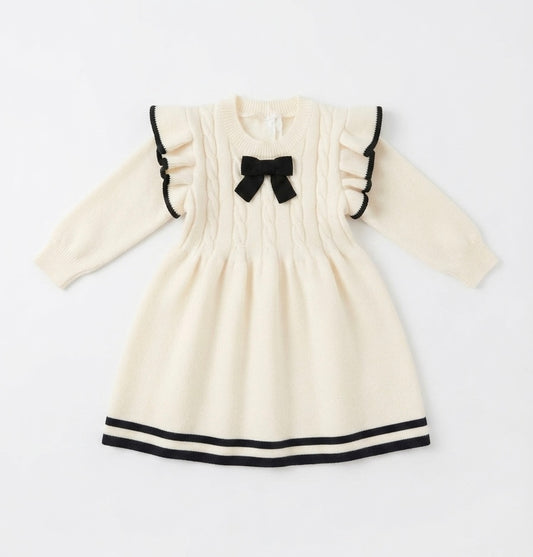 VESTIDO BEIGE BEBÉ NIÑA