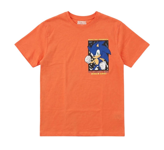 CAMISETA NARANJA SONIC