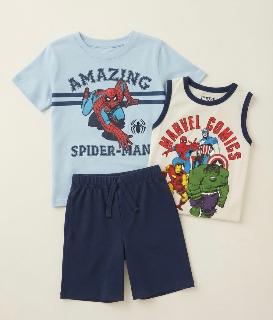 SET 3 PIEZAS SPIDER-MAN