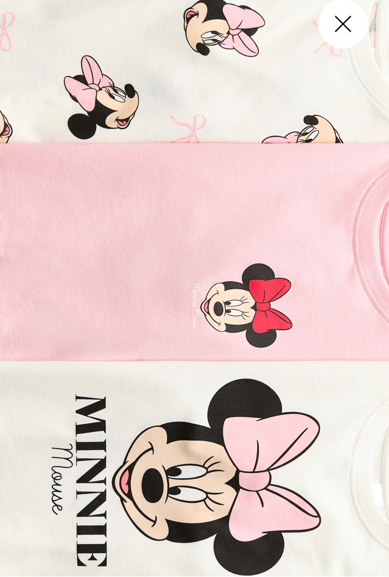 Camisetas Minnie H&M