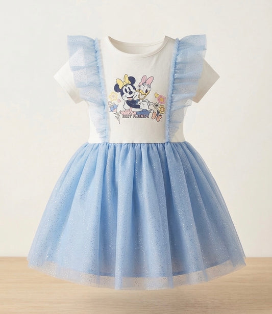 VESTIDO AZUL MINNIE Y DAYSI