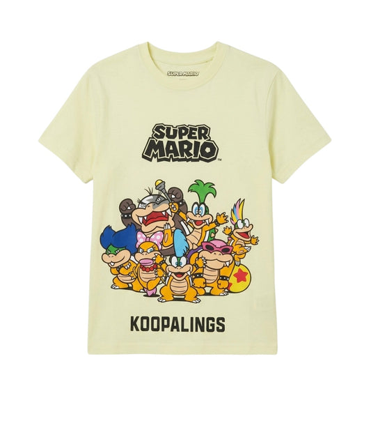 CAMISETA SÚPER MARIO AMARILLA